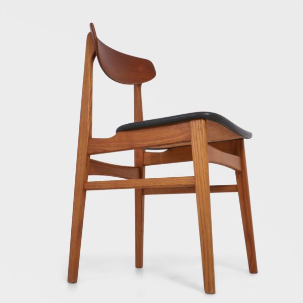 6 stk, Retro Spisestuestoler av Alfred Sand Møbelfabrikk i Teak - Image 11