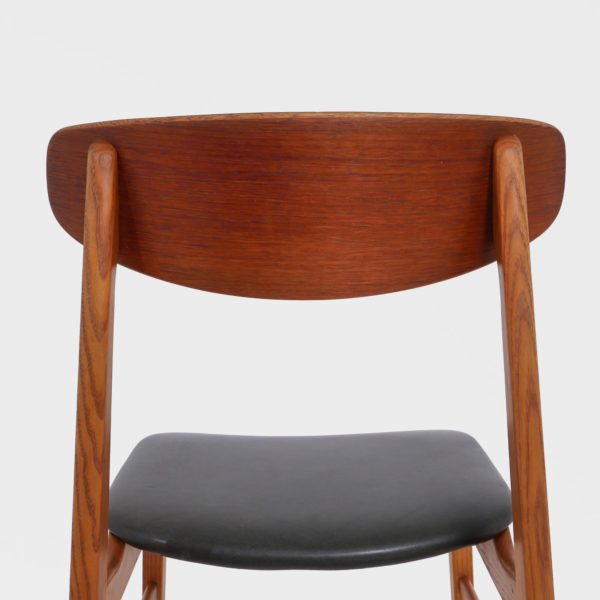 6 stk, Retro Spisestuestoler av Alfred Sand Møbelfabrikk i Teak - Image 13