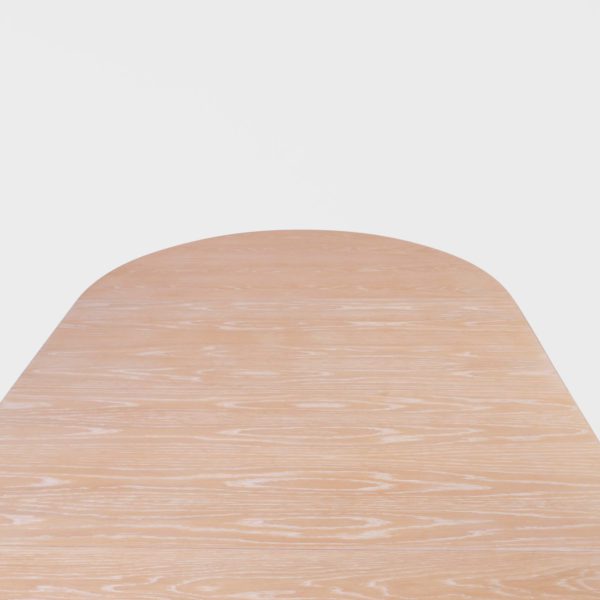 Rundt Vintage Spisebord i Eik med 2 Ileggsplater | 207 cm - Image 9