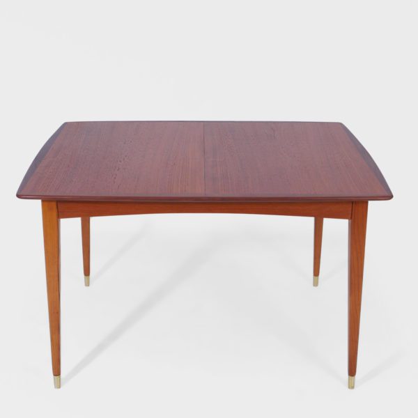 Retro Spisebord i Teak | 2 Ileggsplater - Image 3
