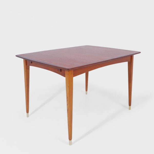 Retro Spisebord i Teak | 2 Ileggsplater - Image 6