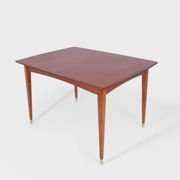 Retro Spisebord i Teak | 2 Ileggsplater - Image 7
