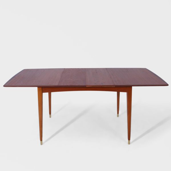 Retro Spisebord i Teak | 2 Ileggsplater - Image 8