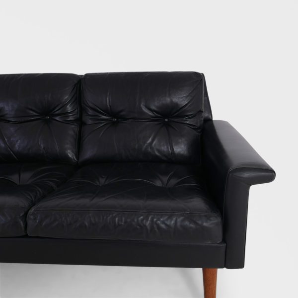 Vintage Sofa | Sort Skinn - Image 2