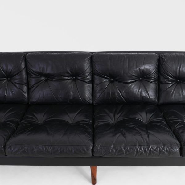 Vintage Sofa | Sort Skinn - Image 5