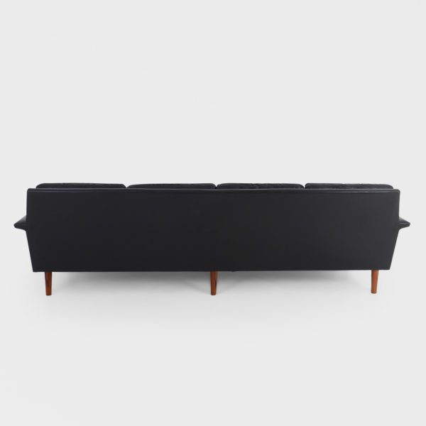 Vintage Sofa | Sort Skinn - Image 10