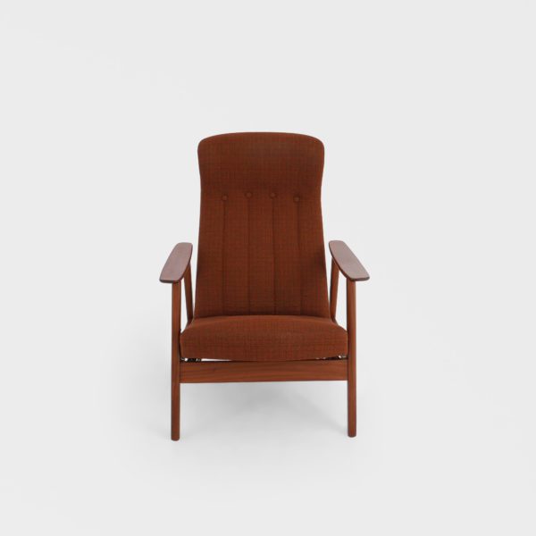 Retro Lenestol i Teak med Vipp - Image 2