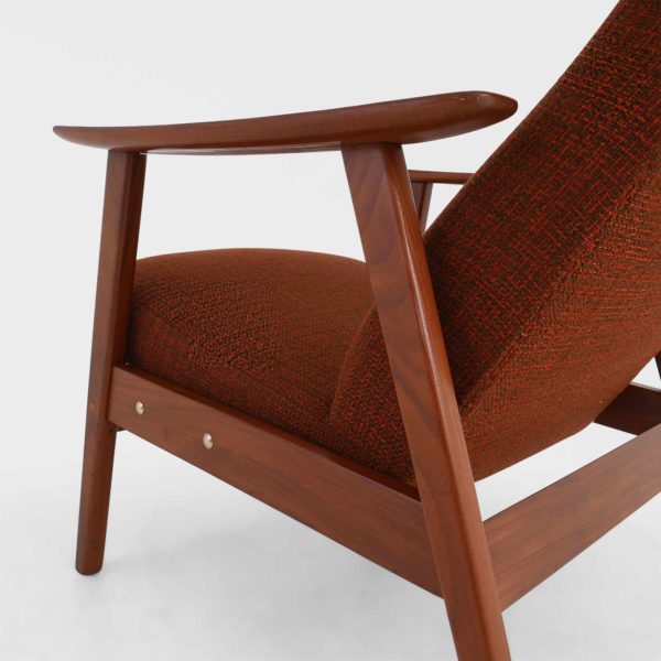 Retro Lenestol i Teak med Vipp - Image 7