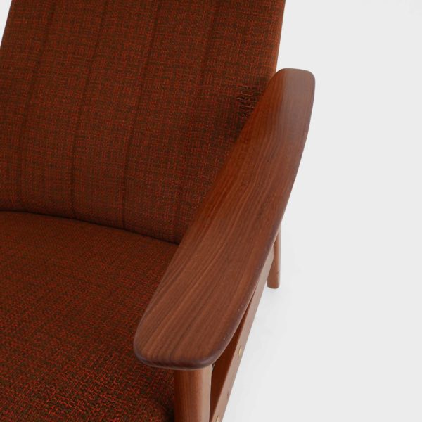 Retro Lenestol i Teak med Vipp - Image 9