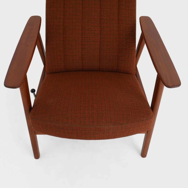 Retro Lenestol i Teak med Vipp - Image 10