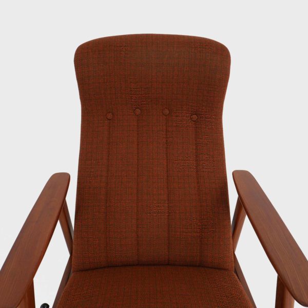Retro Lenestol i Teak med Vipp - Image 11