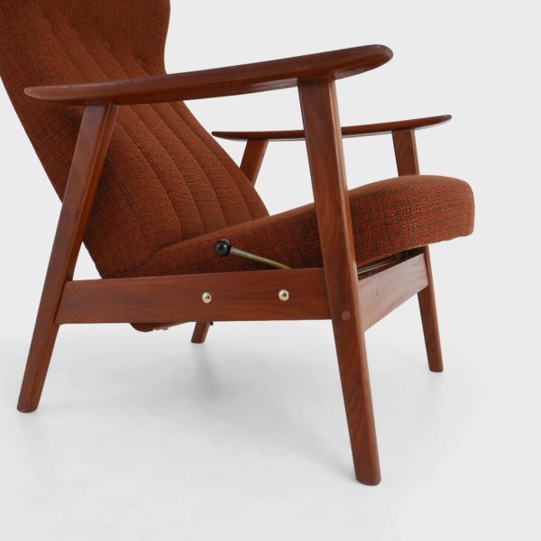 Retro Lenestol i Teak med Vipp - Image 12