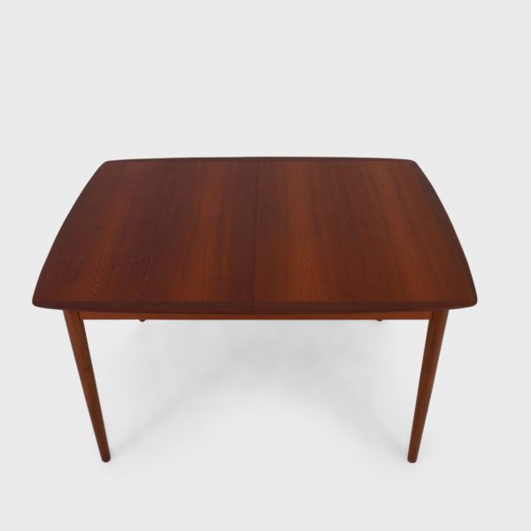Retro Spisebord i Teak | 2 Ileggsplater - Image 4