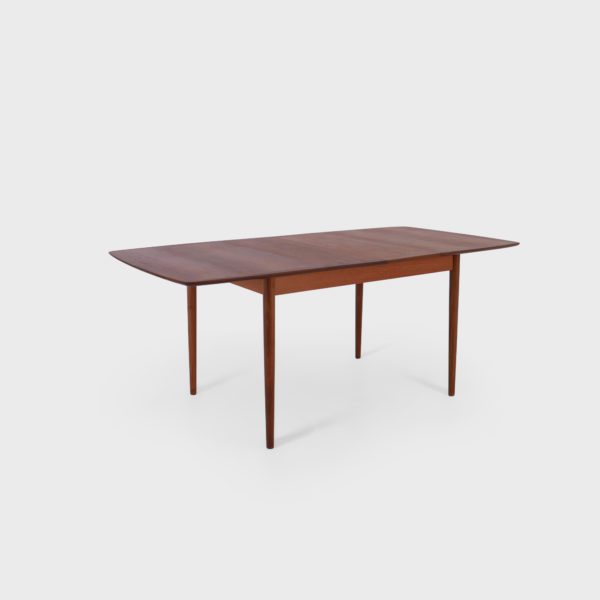 Retro Spisebord i Teak | 2 Ileggsplater - Image 2