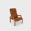 "Bizon" Lenestol av Hans Christian for Rykken & Co | Skinn - Image 4