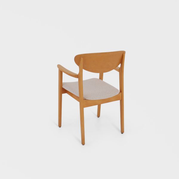 Kun 6 stk igjen, Vintage Spisestuestoler | Nyomtrukket i Boucle - Bilde 10