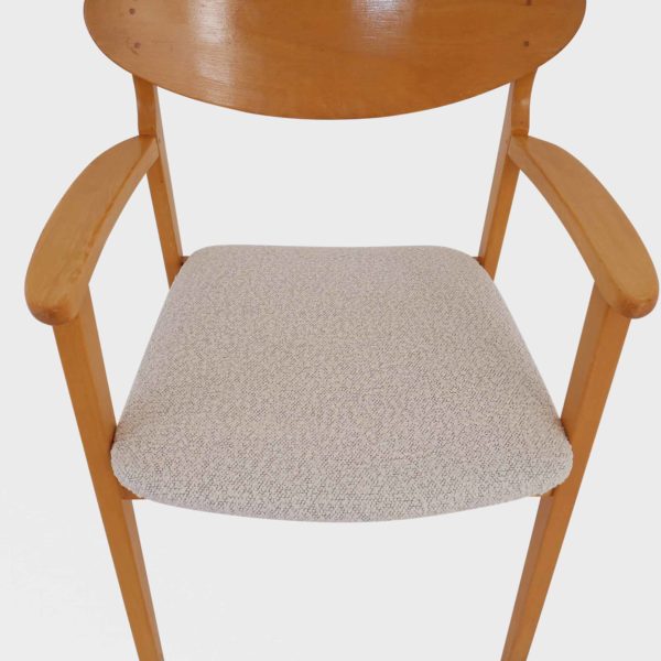 Kun 6 stk igjen, Vintage Spisestuestoler | Nyomtrukket i Boucle - Bilde 7