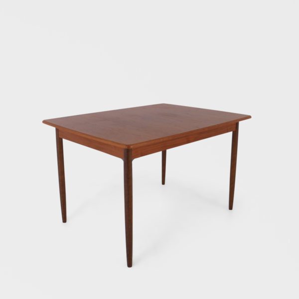 Retro Spisebord i Teak | 2 Ileggsplater
