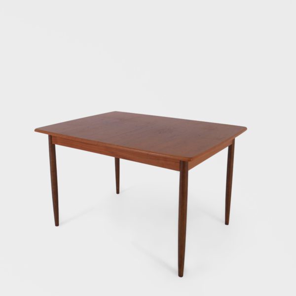 Retro Spisebord i Teak | 2 Ileggsplater - Image 3