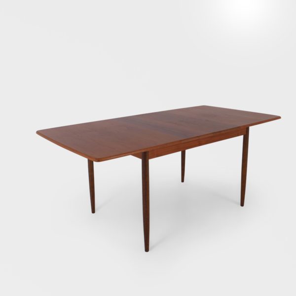 Retro Spisebord i Teak | 2 Ileggsplater - Image 5