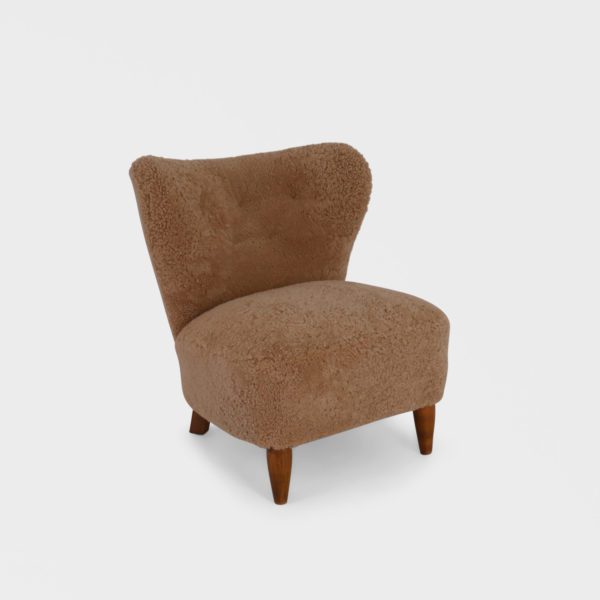 Vintage Lenestol | Nyomtrukket i Saueskinn