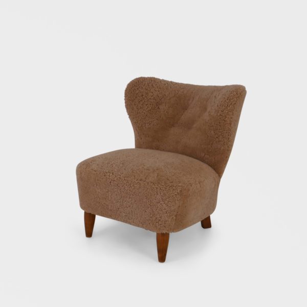 Vintage Lenestol | Nyomtrukket i Saueskinn - Bilde 3