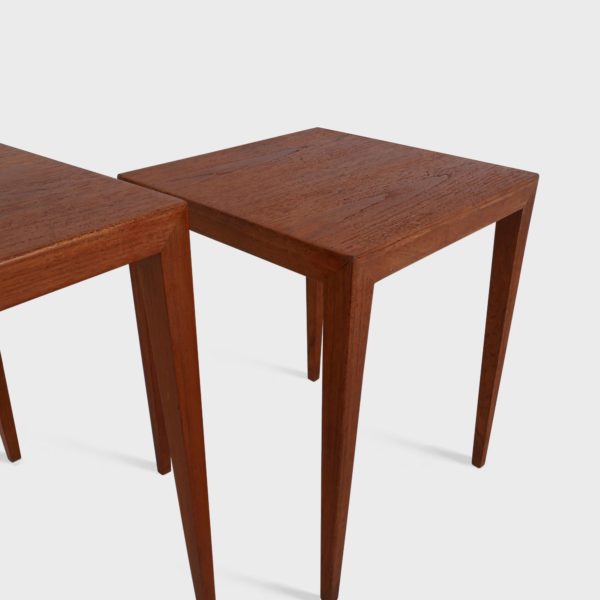 Danske Sidebord / Settebord i Teak av Severin Hansen for Haslev Møbelsnedkeri - Image 3