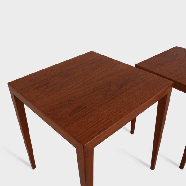 Danske Sidebord / Settebord i Teak av Severin Hansen for Haslev Møbelsnedkeri - Image 4