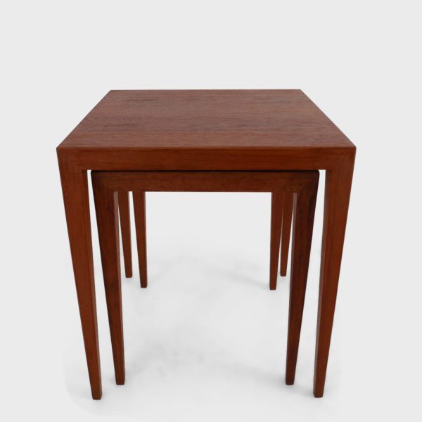 Danske Sidebord / Settebord i Teak av Severin Hansen for Haslev Møbelsnedkeri - Image 8