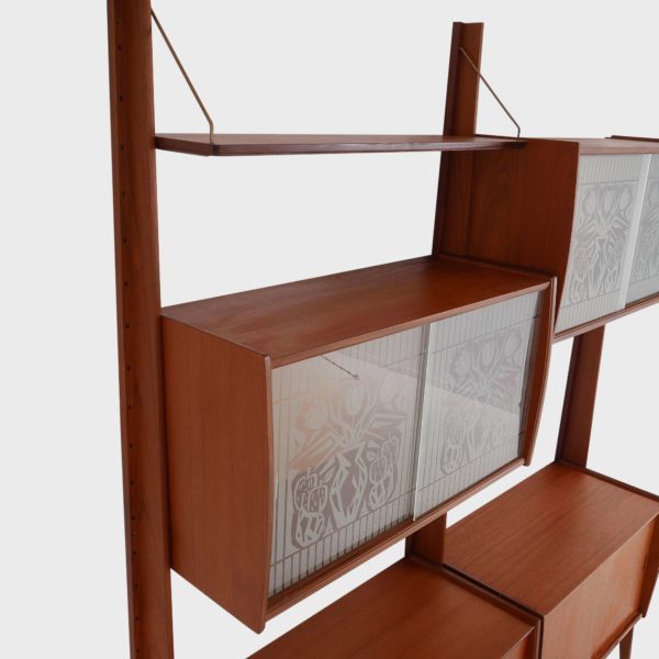 Vintage Teak Reol - Image 11