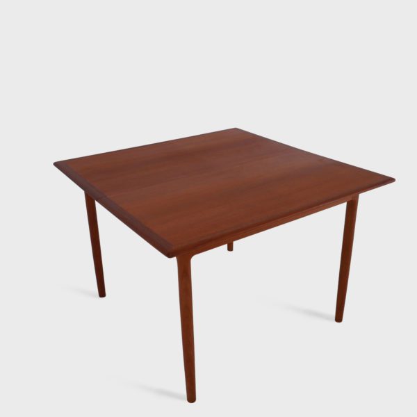 Nydelig kvadratisk Spisebord med 2 ileggsplater | Teak - Image 3
