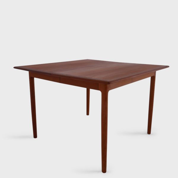 Nydelig kvadratisk Spisebord med 2 ileggsplater | Teak - Image 4