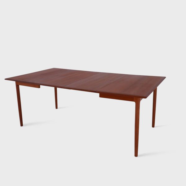 Nydelig kvadratisk Spisebord med 2 ileggsplater | Teak - Image 5