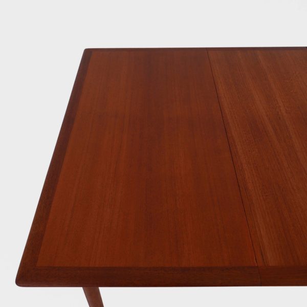 Nydelig kvadratisk Spisebord med 2 ileggsplater | Teak - Image 8