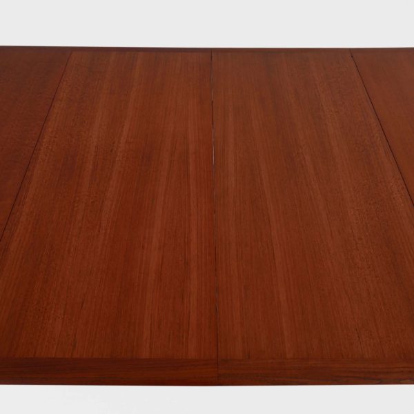 Nydelig kvadratisk Spisebord med 2 ileggsplater | Teak - Image 9