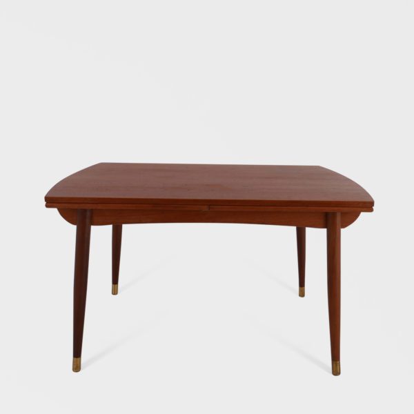 Retro Spisebord med Hollandsk Uttrekk i Teak | 240 cm - Image 3