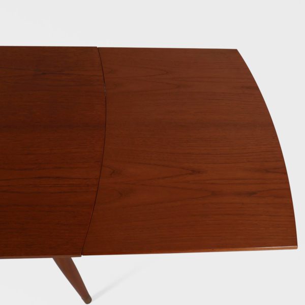 Retro Spisebord med Hollandsk Uttrekk i Teak | 240 cm - Image 9