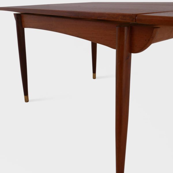 Retro Spisebord med Hollandsk Uttrekk i Teak | 240 cm - Image 10