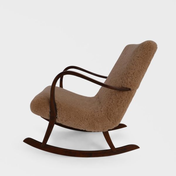 Vintage Gyngestol | Nyomtrukket i Saueskinn