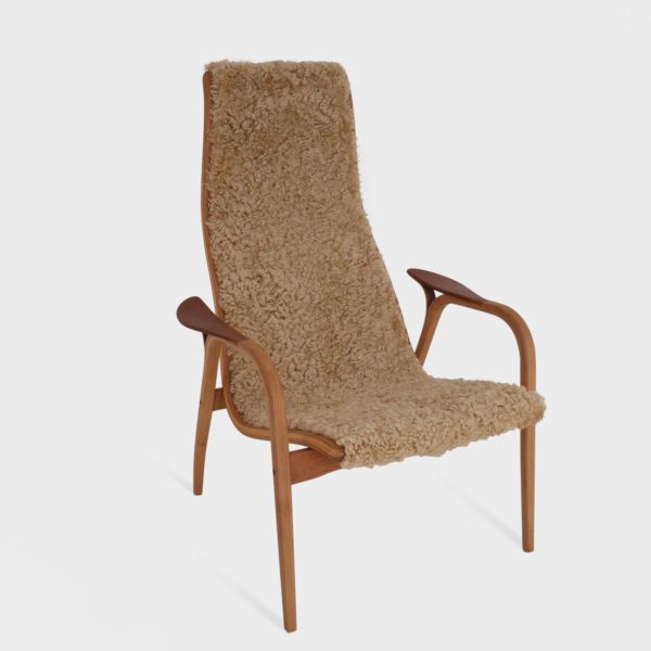 Vintage “Lamino” Lenestol og Skammel av Yngve Ekström for Swedese | Teak & Eik - Image 2
