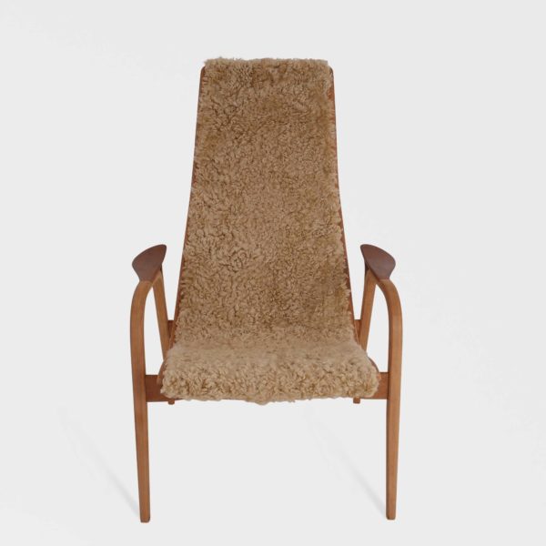 Vintage “Lamino” Lenestol og Skammel av Yngve Ekström for Swedese | Teak & Eik - Image 3
