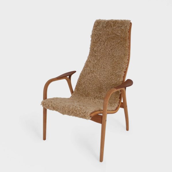 Vintage “Lamino” Lenestol og Skammel av Yngve Ekström for Swedese | Teak & Eik - Image 4