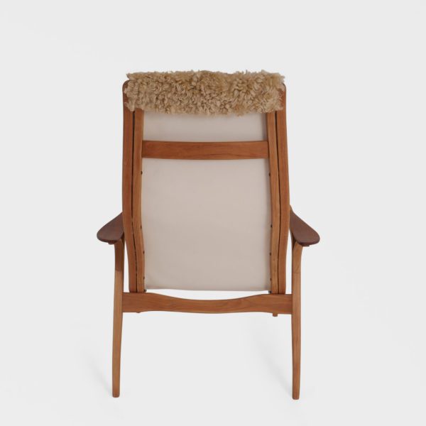 Vintage “Lamino” Lenestol og Skammel av Yngve Ekström for Swedese | Teak & Eik - Image 7