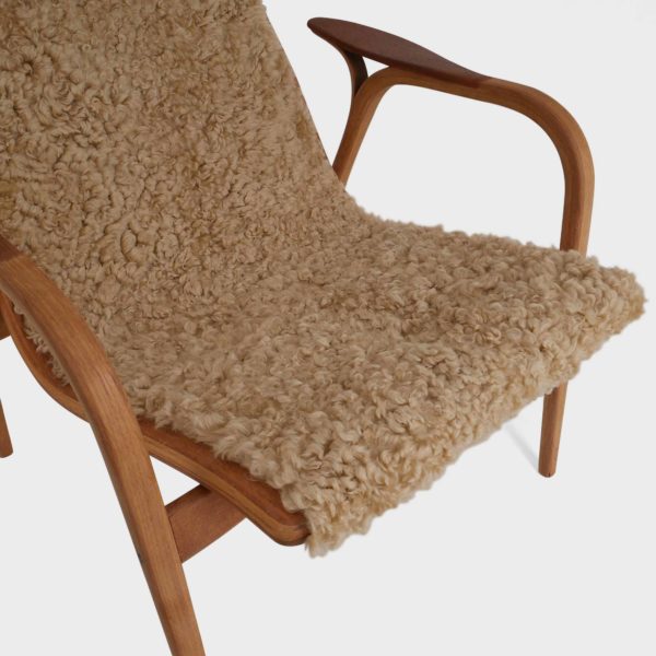 Vintage “Lamino” Lenestol og Skammel av Yngve Ekström for Swedese | Teak & Eik - Image 12