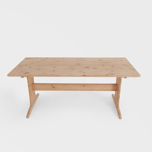 Vintage Shakerbord i Furu | 180 cm - Image 2