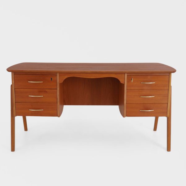 Vintage Skrivebord i Teak - Image 2