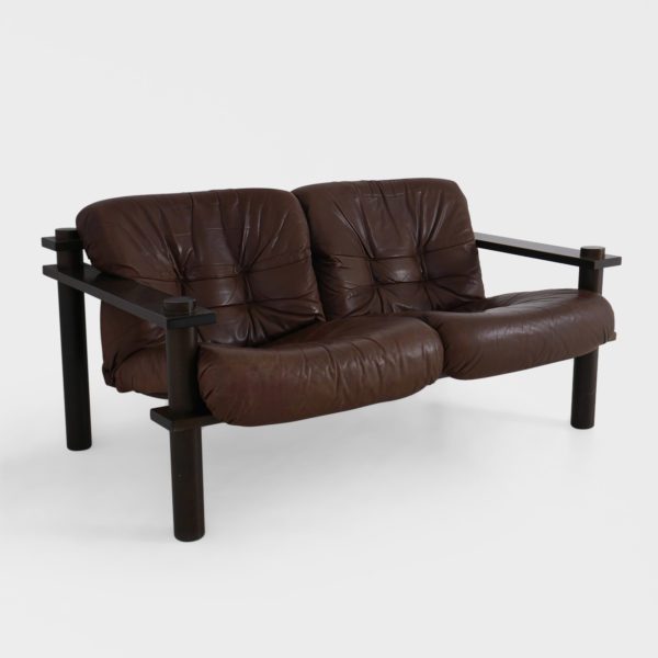2-Seter Vintage Sofa av Stranda Industri | Skinn - Bilde 3