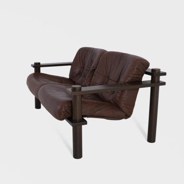 2-Seter Vintage Sofa av Stranda Industri | Skinn - Bilde 4