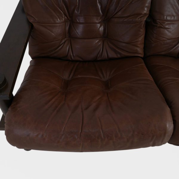 2-Seter Vintage Sofa av Stranda Industri | Skinn - Bilde 8
