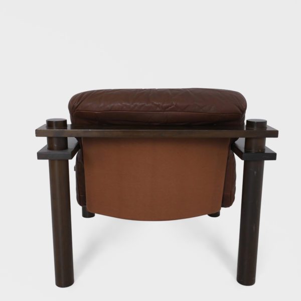 Vintage Lenestol av Stranda Industri | Skinn - Bilde 6